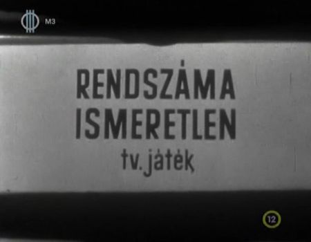 Rendszáma ismeretlen